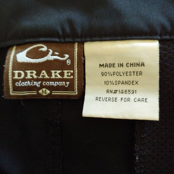 Drake Clothing Co Waterfowl mens black outdoor shorts Medium - Picture 10 of 11